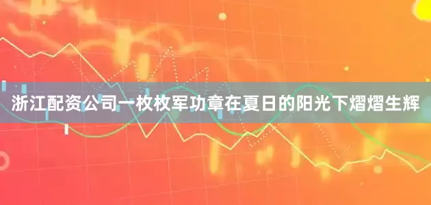 浙江配资公司一枚枚军功章在夏日的阳光下熠熠生辉