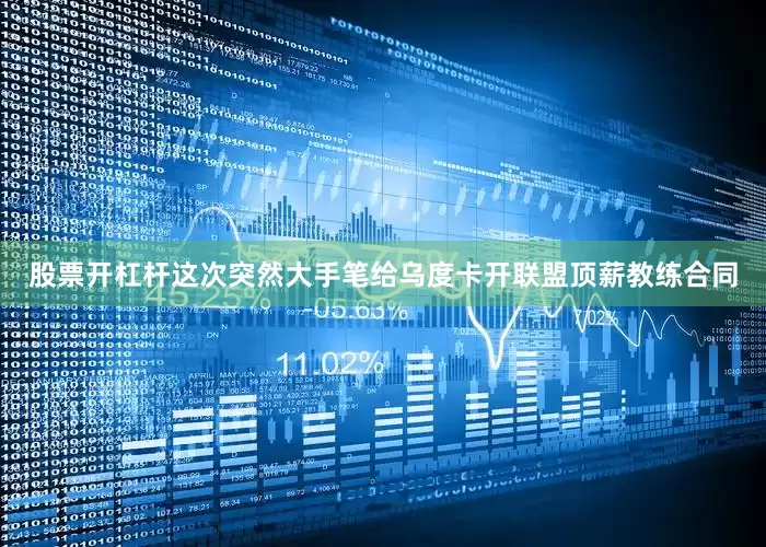 股票开杠杆这次突然大手笔给乌度卡开联盟顶薪教练合同